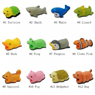 Hot Selling New Style Cute Animal Cable Bite Protector