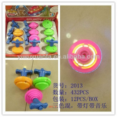 Hot Selling Flashing Spinning Top with Light and Music